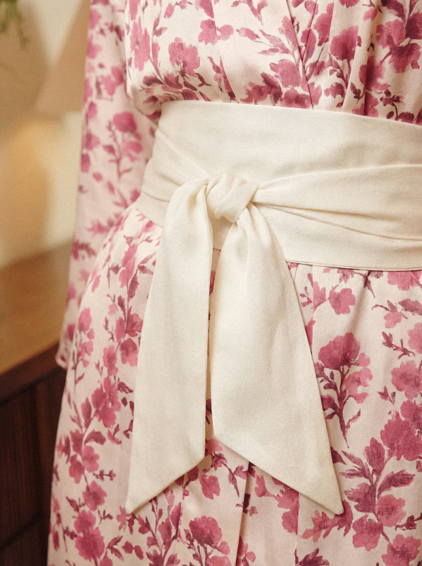 Шелковый халат Rosie