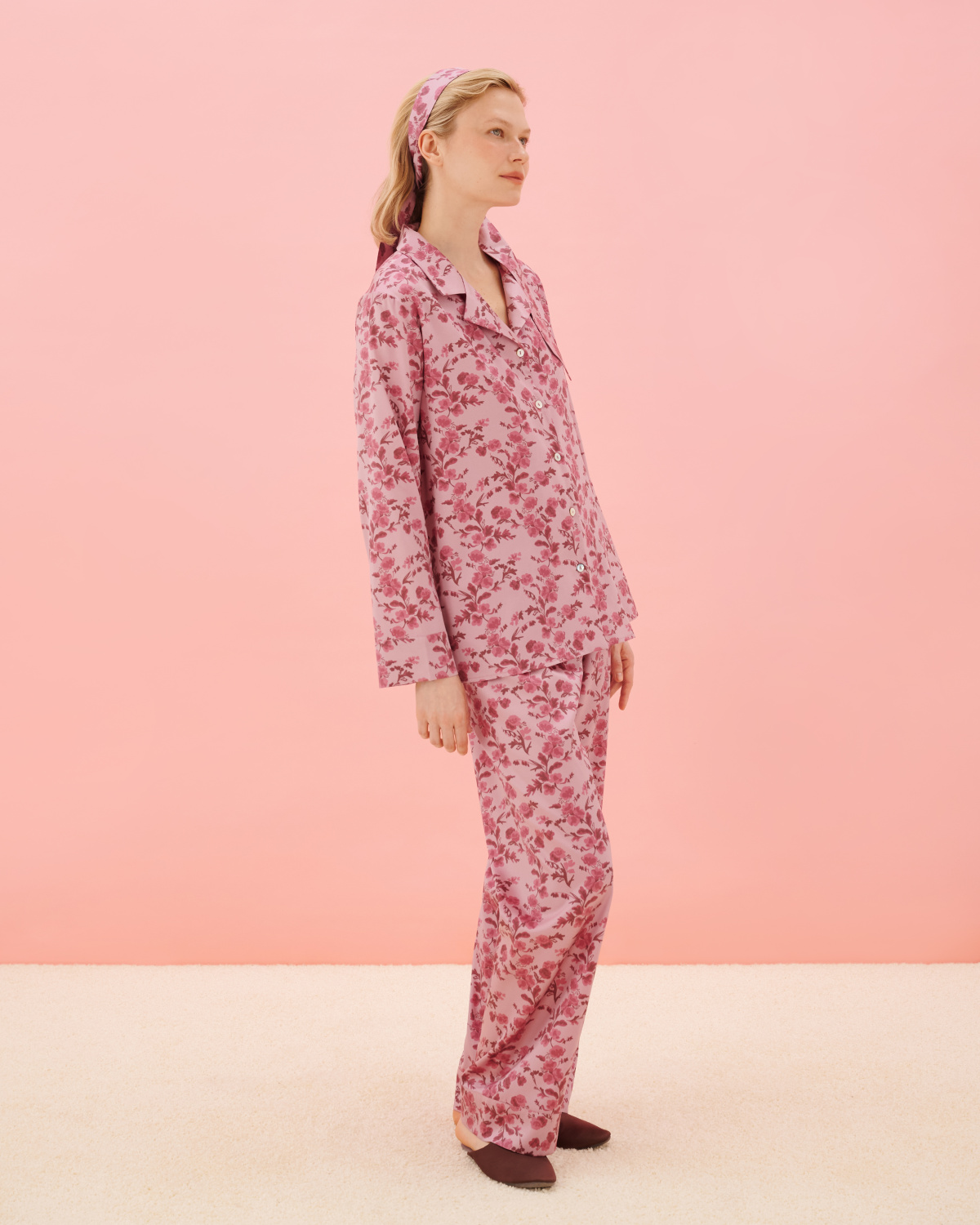 Пижама шелковая Mia