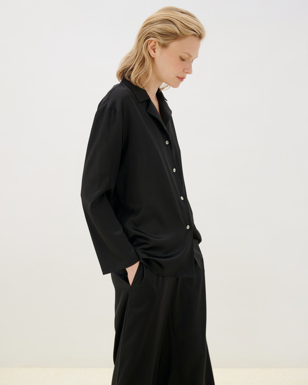 Шелковая рубашка Nero